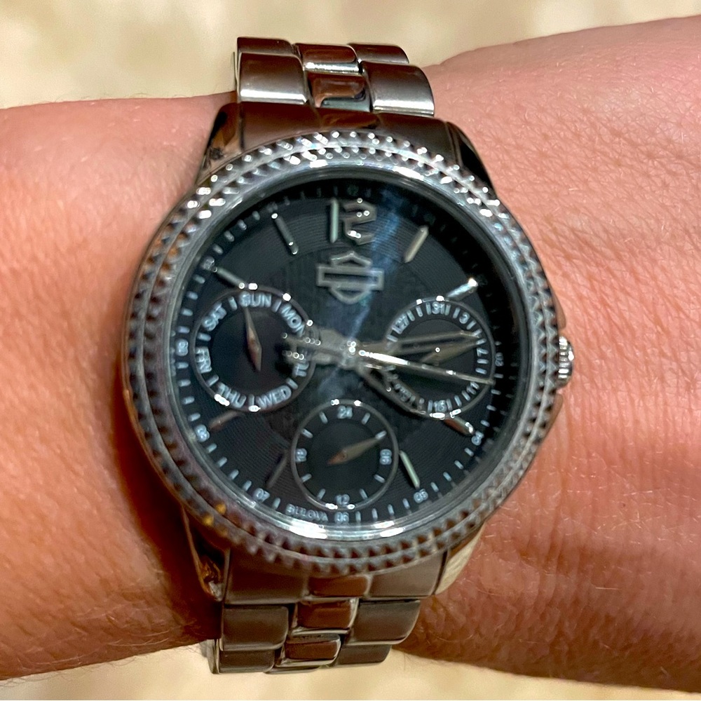 Harley Davidson timepiece made by Bulova.